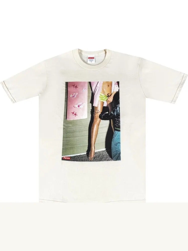 Футболка Supreme Model Tee 'Natural' — изображение 1 из 2, бежевый
