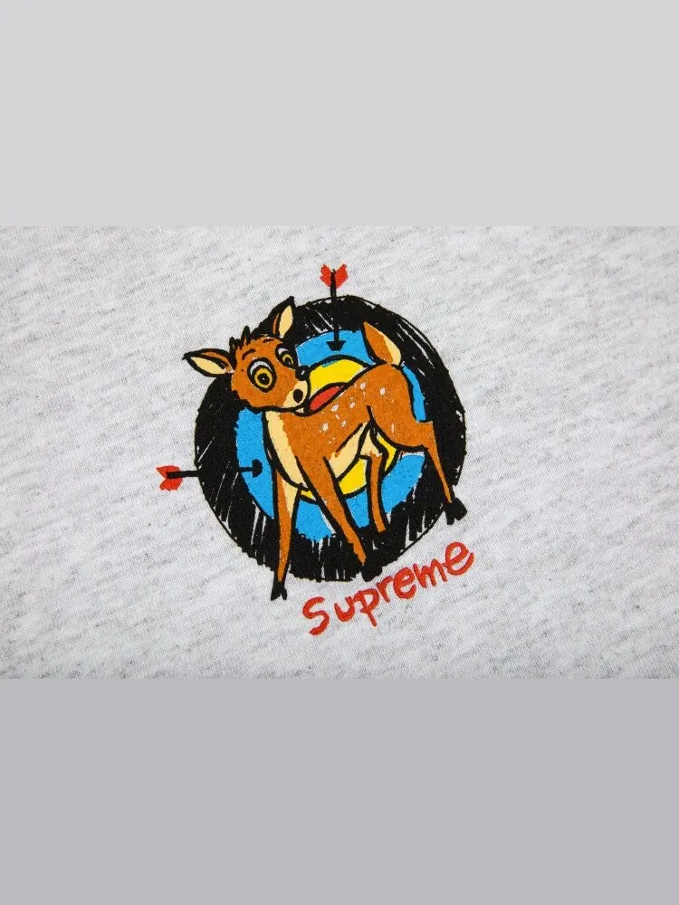 Футболка Supreme Deer Tee 'Ash Grey' — изображение 3 из 3, серый