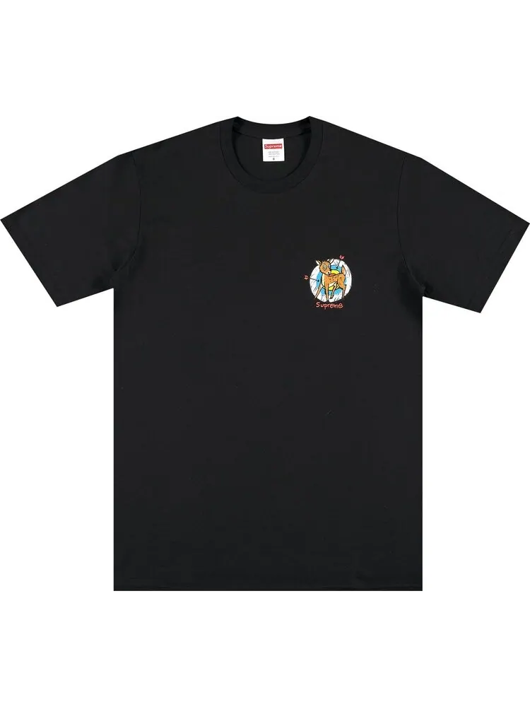 Футболка Supreme Deer Tee 'Black' — изображение 1 из 3, черный