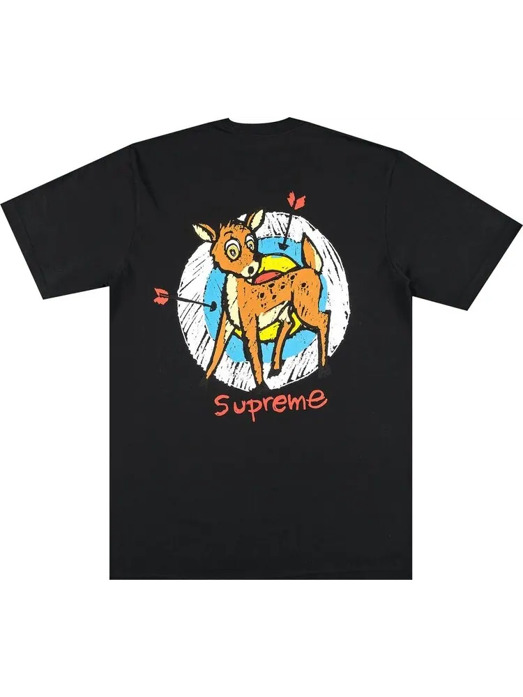Футболка Supreme Deer Tee 'Black' — изображение 2 из 3, черный