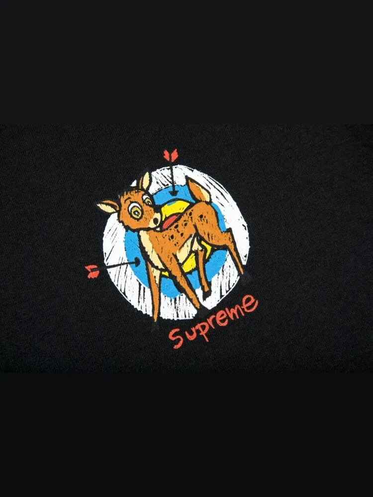 Футболка Supreme Deer Tee 'Black' — изображение 3 из 3, черный