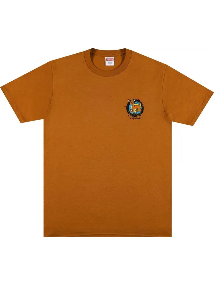 Футболка Supreme Deer Tee 'Burnt Orange' — изображение 1 из 3, оранжевый
