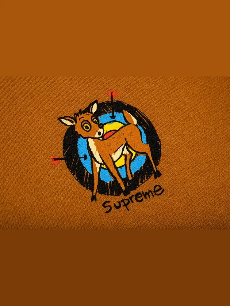 Футболка Supreme Deer Tee 'Burnt Orange' — изображение 3 из 3, оранжевый