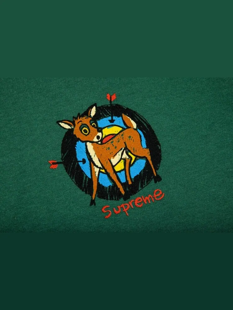 Футболка Supreme Deer Tee 'Light Pine' — изображение 3 из 3, зеленый