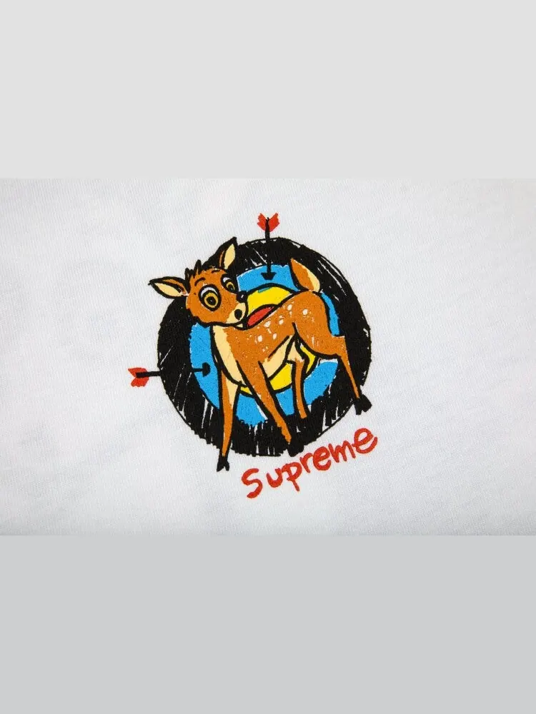 Футболка Supreme Deer Tee 'White' — изображение 3 из 3, белый