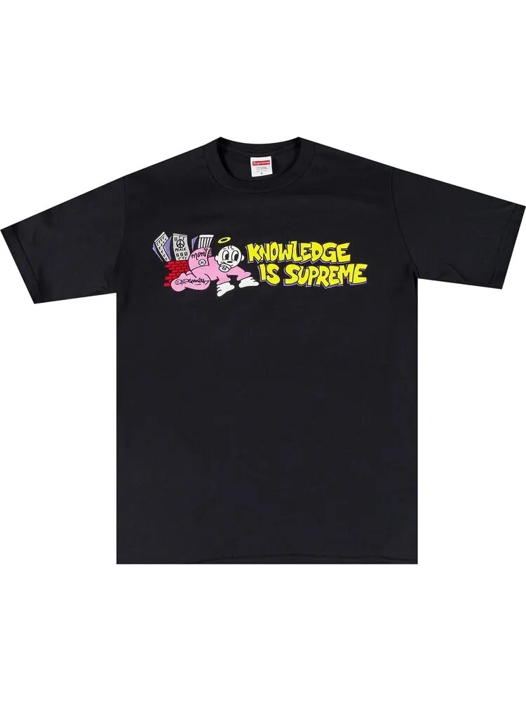 Футболка Supreme Knowledge Tee 'Black' — изображение 1 из 2, черный