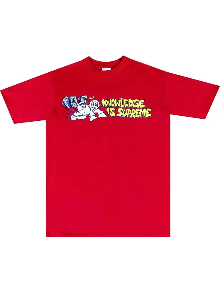 Футболка Supreme Knowledge Tee 'Red' — изображение 1 из 2, красный