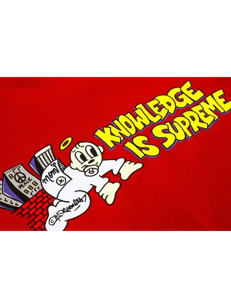 Футболка Supreme Knowledge Tee 'Red' — изображение 2 из 2, красный