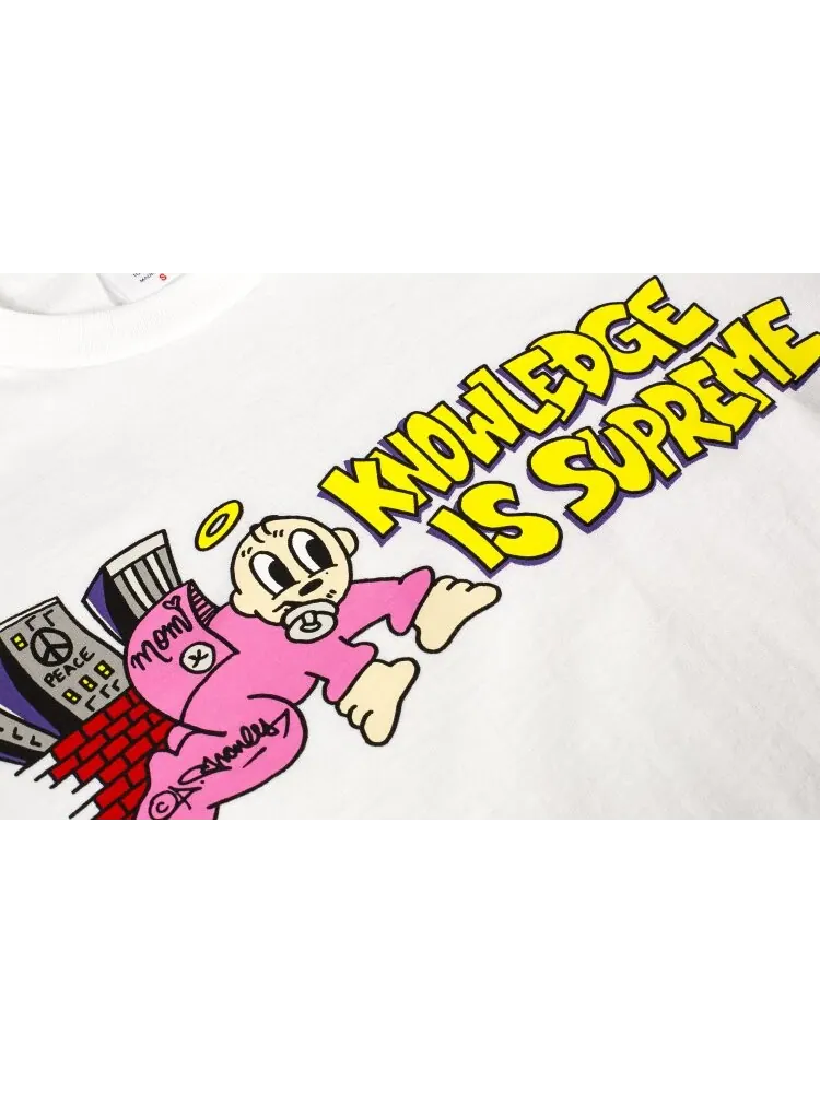 Футболка Supreme Knowledge Tee 'White' — изображение 2 из 2, белый