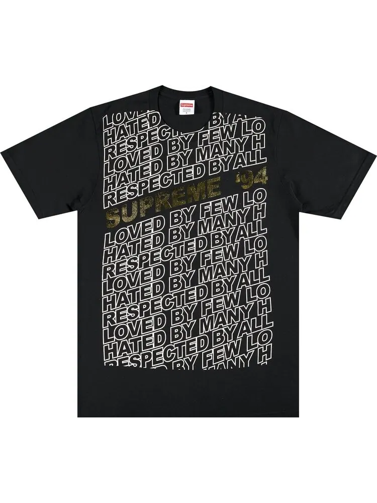 Футболка Supreme Respected Tee 'Black' — изображение 1 из 2, черный