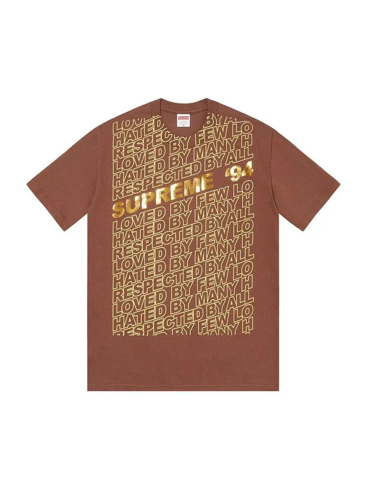 Футболка Supreme Respected Tee 'Brown' — изображение 1 из 1, коричневый