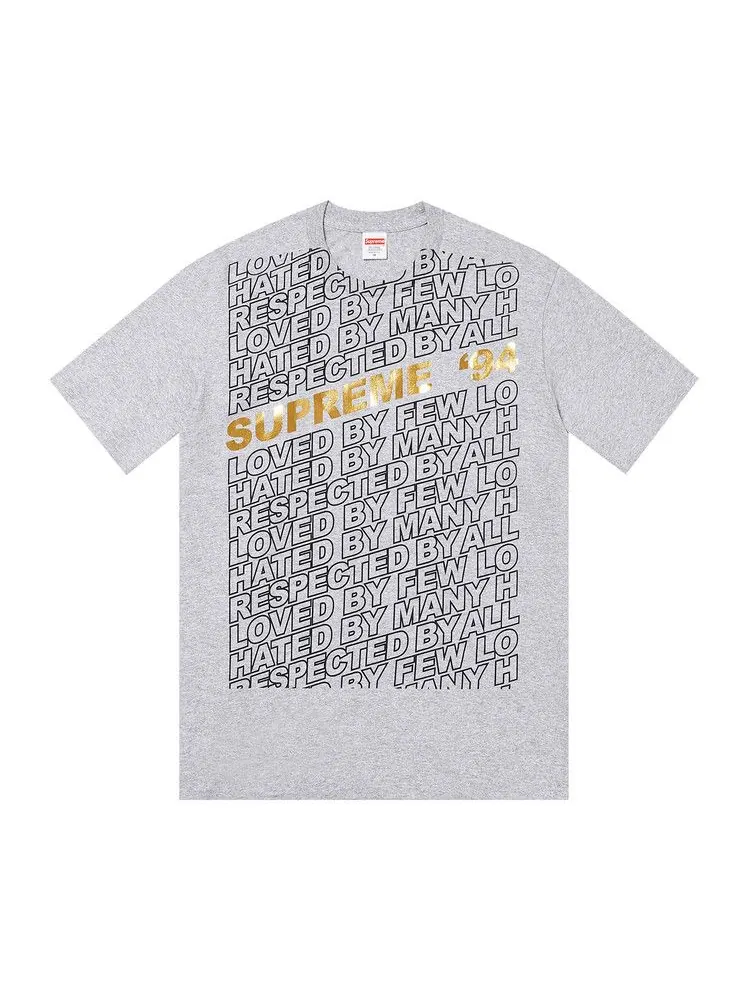 Футболка Supreme Respected Tee — изображение 1 из 1, серый