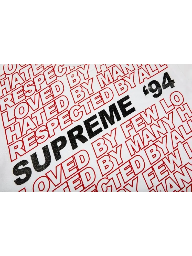 Футболка Supreme Respected Tee 'White' — изображение 2 из 2, белый
