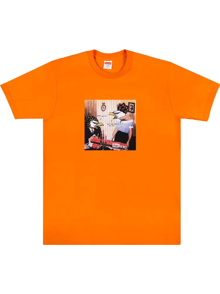 Футболка Supreme x ANTIHERO Curbs Tee 'Orange' — изображение 1 из 1, оранжевый