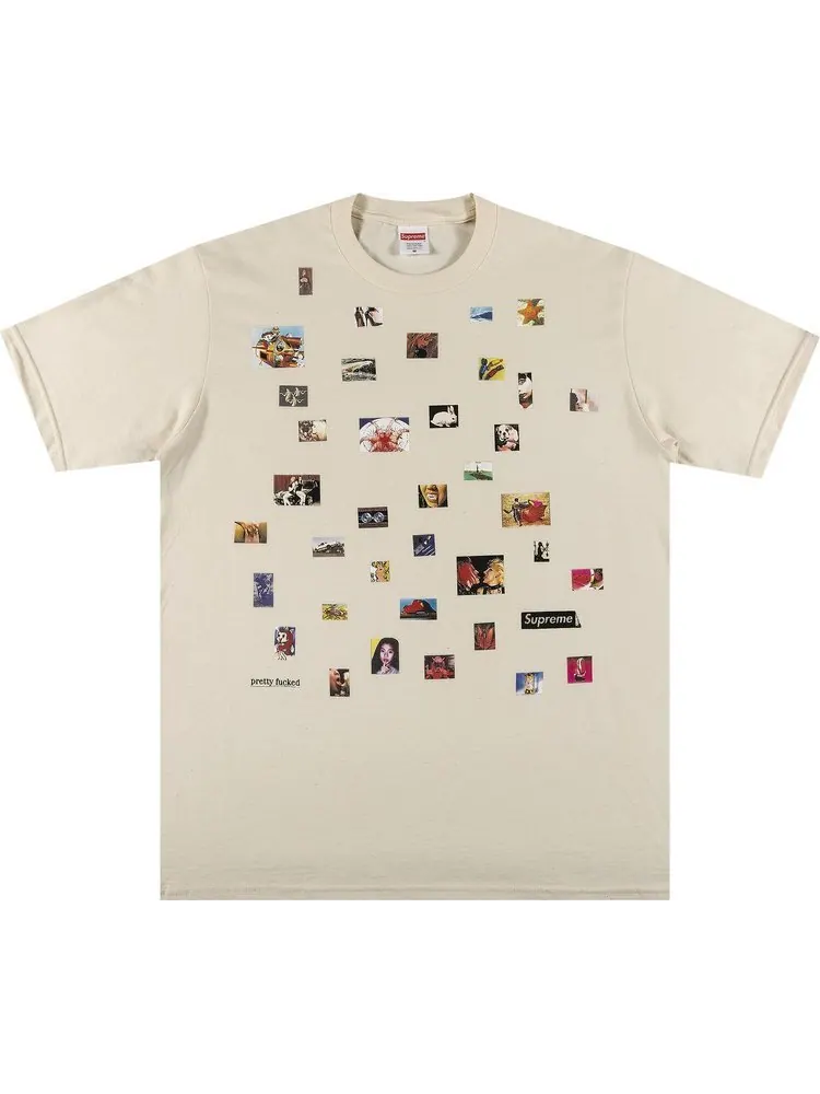 Футболка Supreme Pretty f*cked Tee 'Natural' — изображение 1 из 2, бежевый