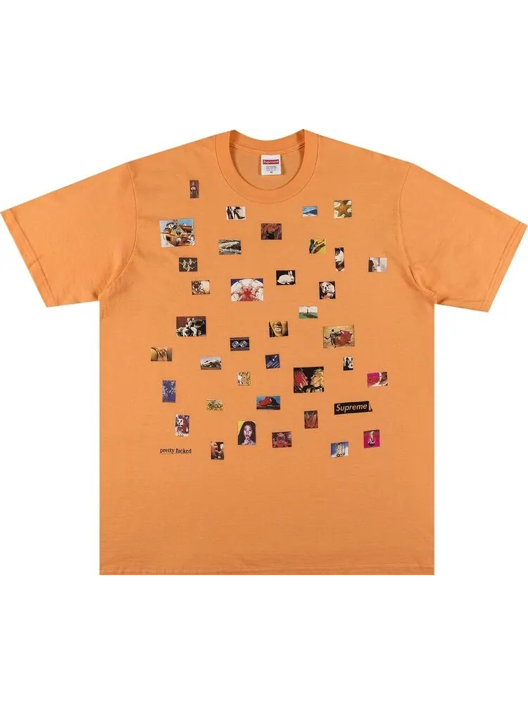Футболка Supreme Pretty f*cked Tee 'Peach' — изображение 1 из 2, оранжевый