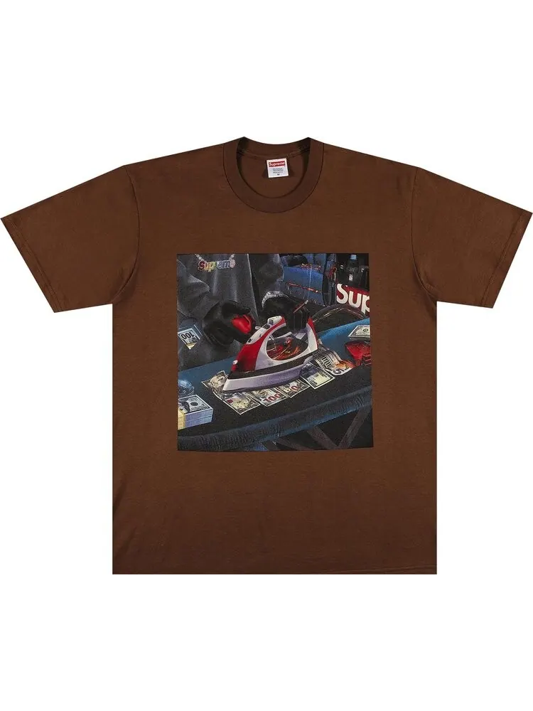 Футболка Supreme Gas Tee 'Brown' — изображение 1 из 3, коричневый