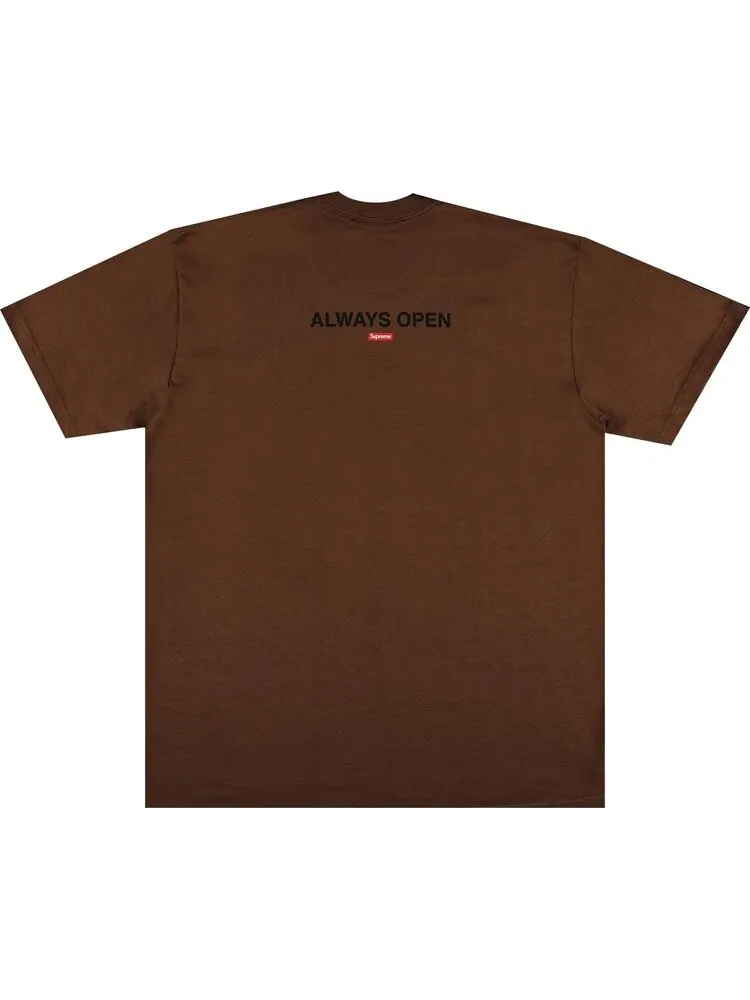 Футболка Supreme Gas Tee 'Brown' — изображение 2 из 3, коричневый
