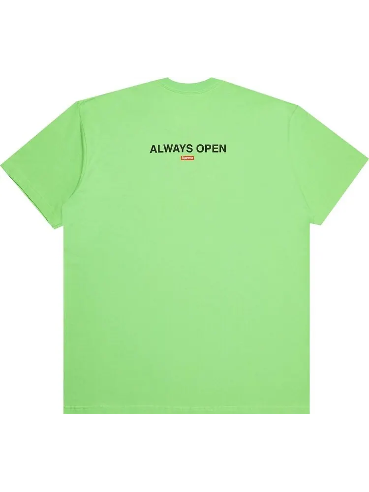 Футболка Supreme Gas Tee 'Lime' — изображение 2 из 3, зеленый