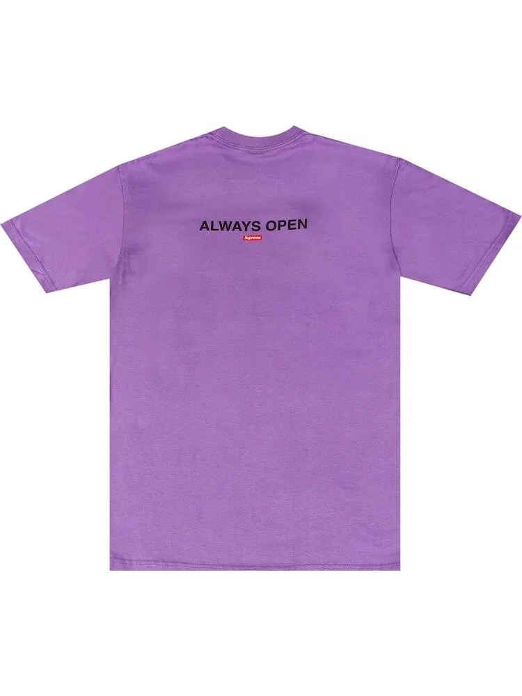Футболка Supreme Gas Tee 'Purple' — изображение 2 из 3, фиолетовый