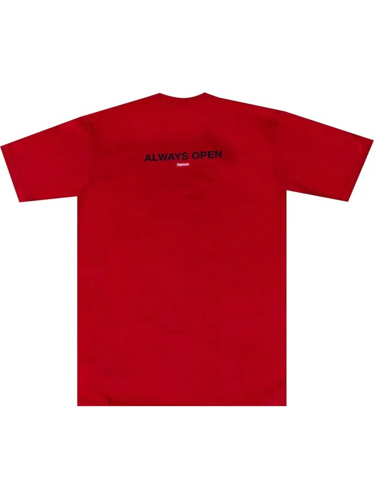 Футболка Supreme Gas Tee 'Red' — изображение 2 из 3, красный