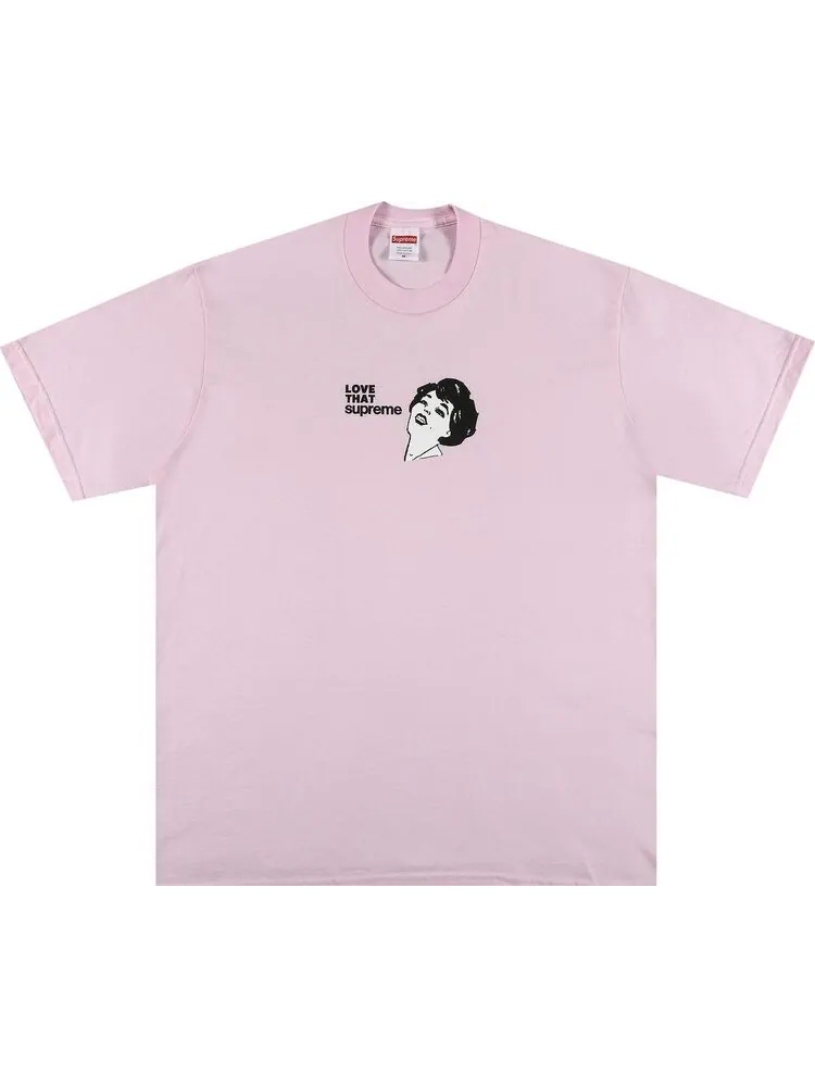 Футболка Supreme Love That Tee 'Light Pink' — изображение 1 из 2, розовый