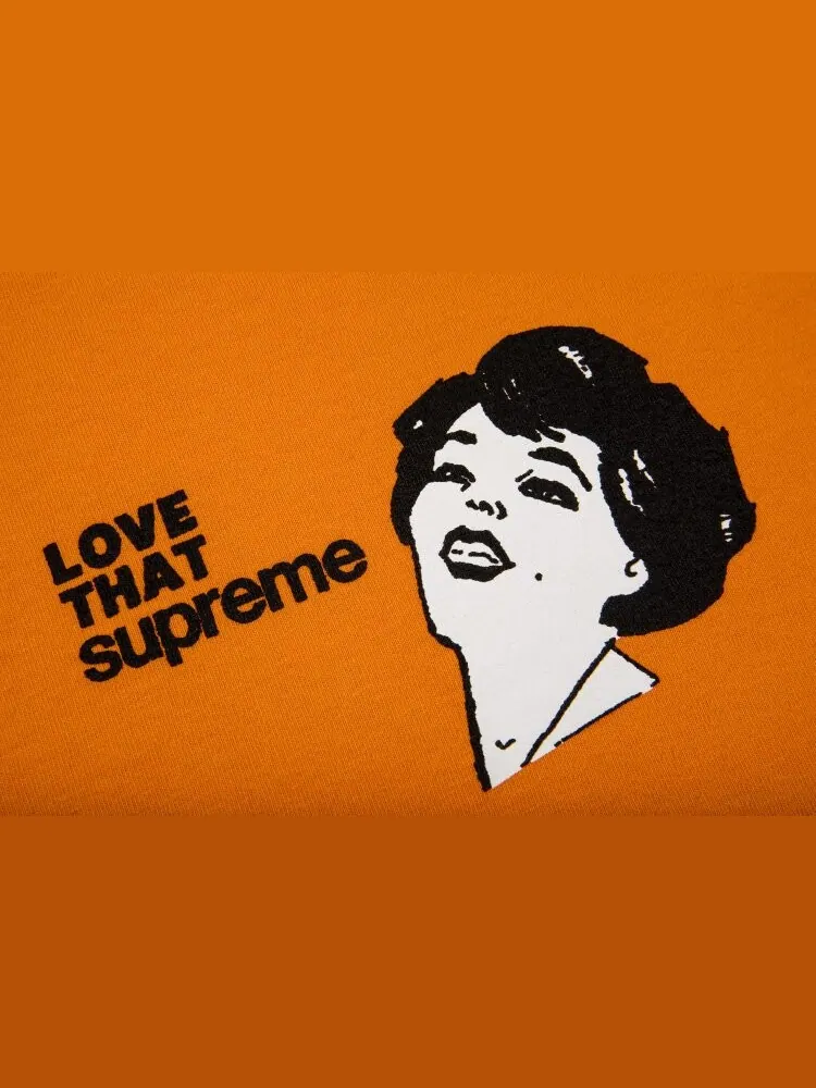 Футболка Supreme Love That Tee 'Orange' — изображение 2 из 2, оранжевый