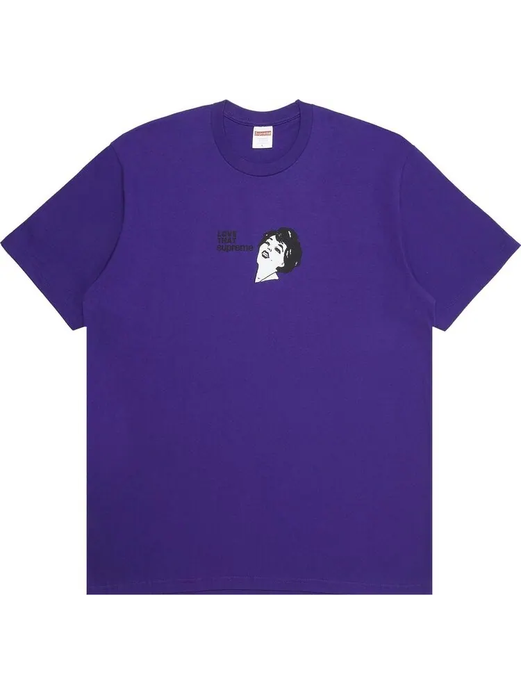 Футболка Supreme Love That Tee 'Purple' — изображение 1 из 3, фиолетовый