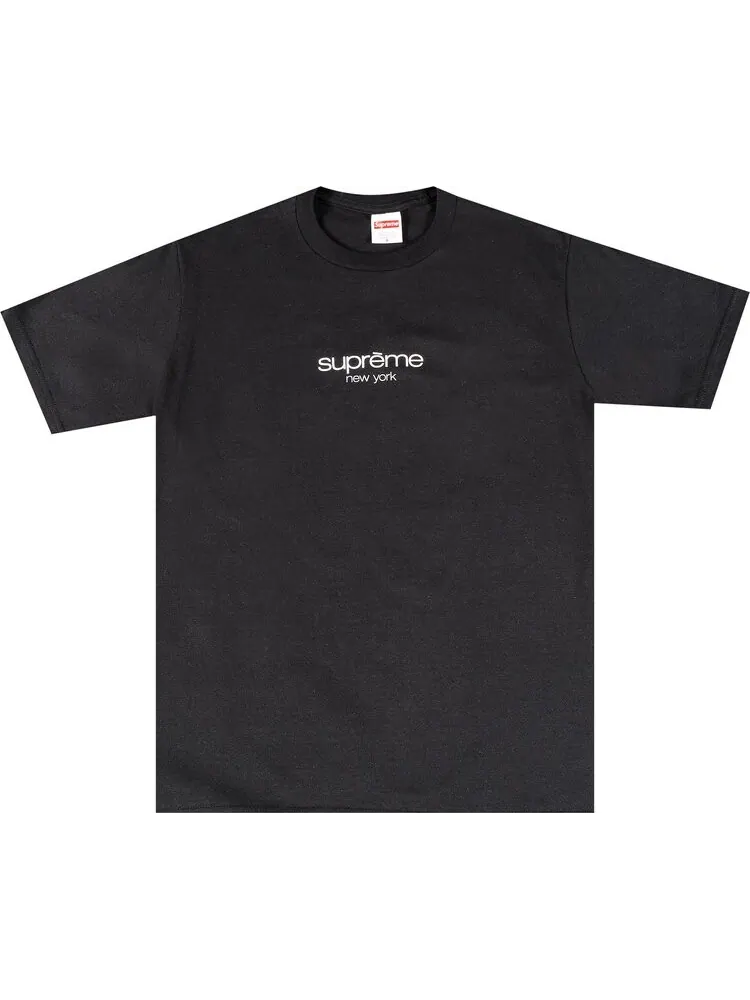 Футболка Supreme Classic Logo Tee Black — изображение 1 из 2, черный