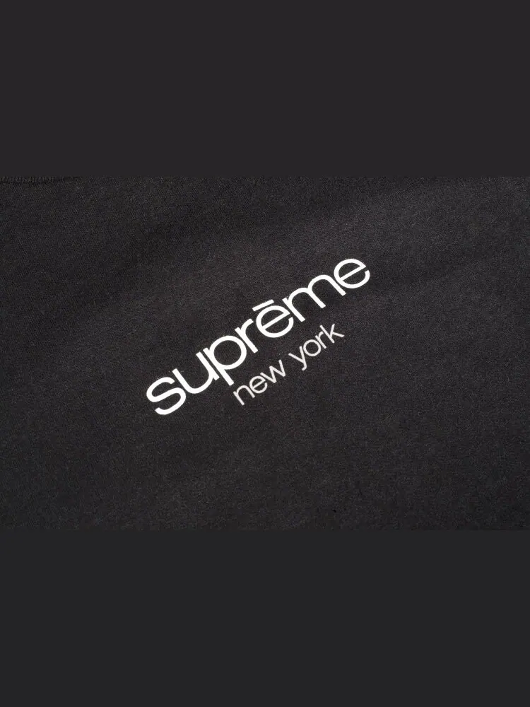 Футболка Supreme Classic Logo Tee Black — изображение 2 из 2, черный