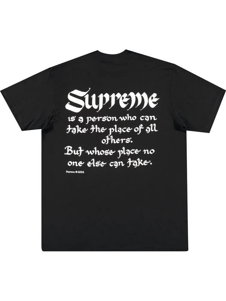Футболка Supreme Person Tee 'Black' — изображение 2 из 3, черный