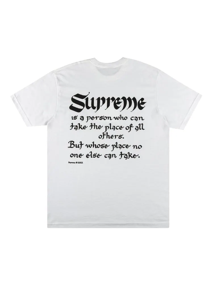 Футболка Supreme Person Tee 'White' — изображение 2 из 3, белый