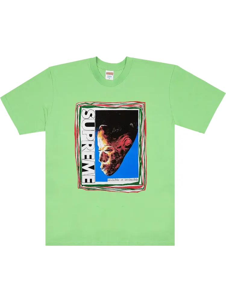 Футболка Supreme Mask Tee 'Lime' — изображение 1 из 1, зеленый