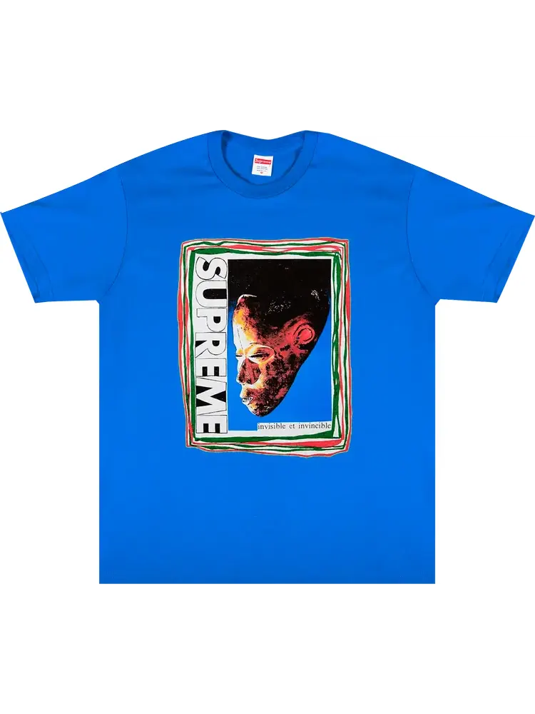 Футболка Supreme Mask Tee 'Royal' — изображение 1 из 1, синий