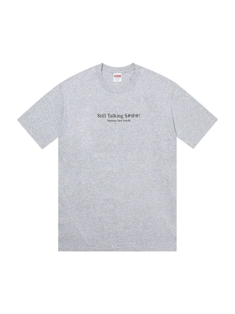 Футболка Supreme Still Talking Tee — изображение 1 из 2, серый