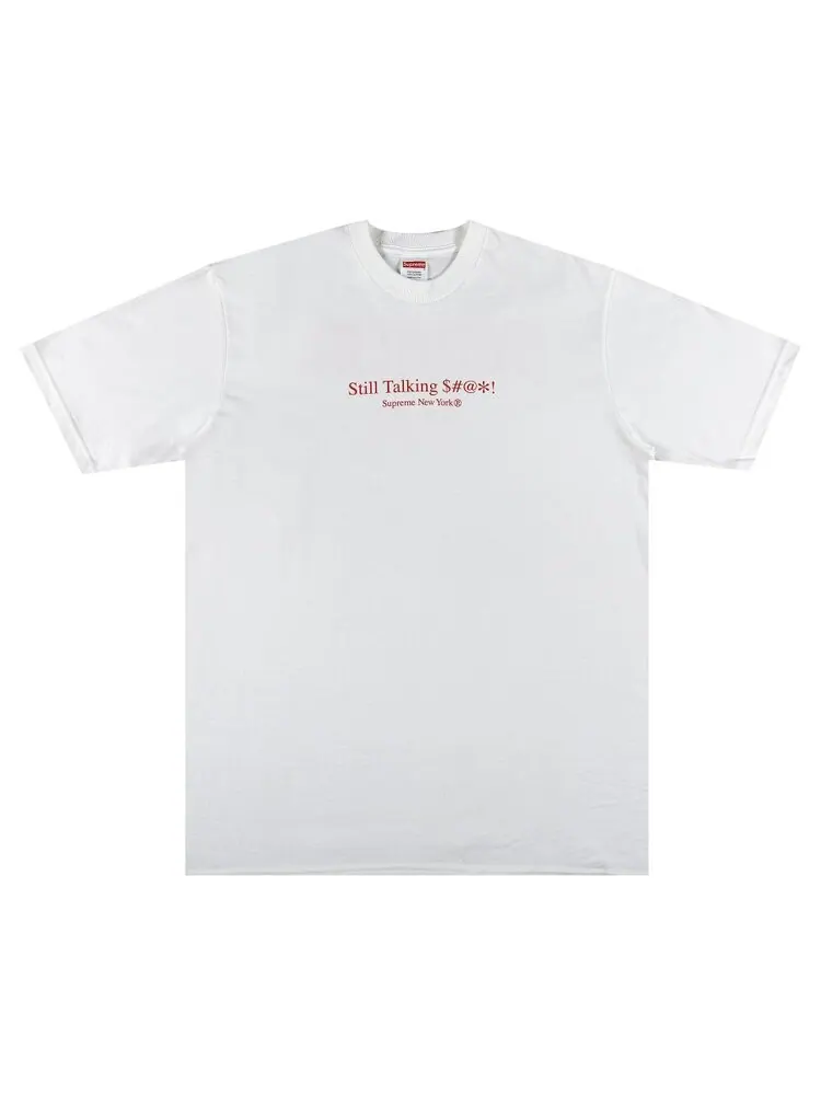 Футболка Supreme Still Talking Tee 'White' — изображение 1 из 3, белый