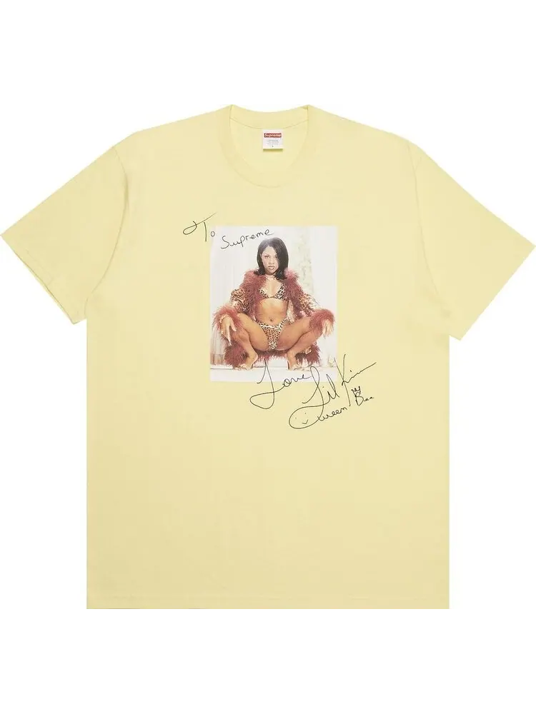 Футболка Supreme Lil Kim Tee 'Pale Yellow' — изображение 1 из 3, желтый