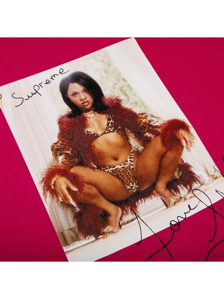 Футболка Supreme Lil Kim Tee 'Pink' — изображение 3 из 3, розовый