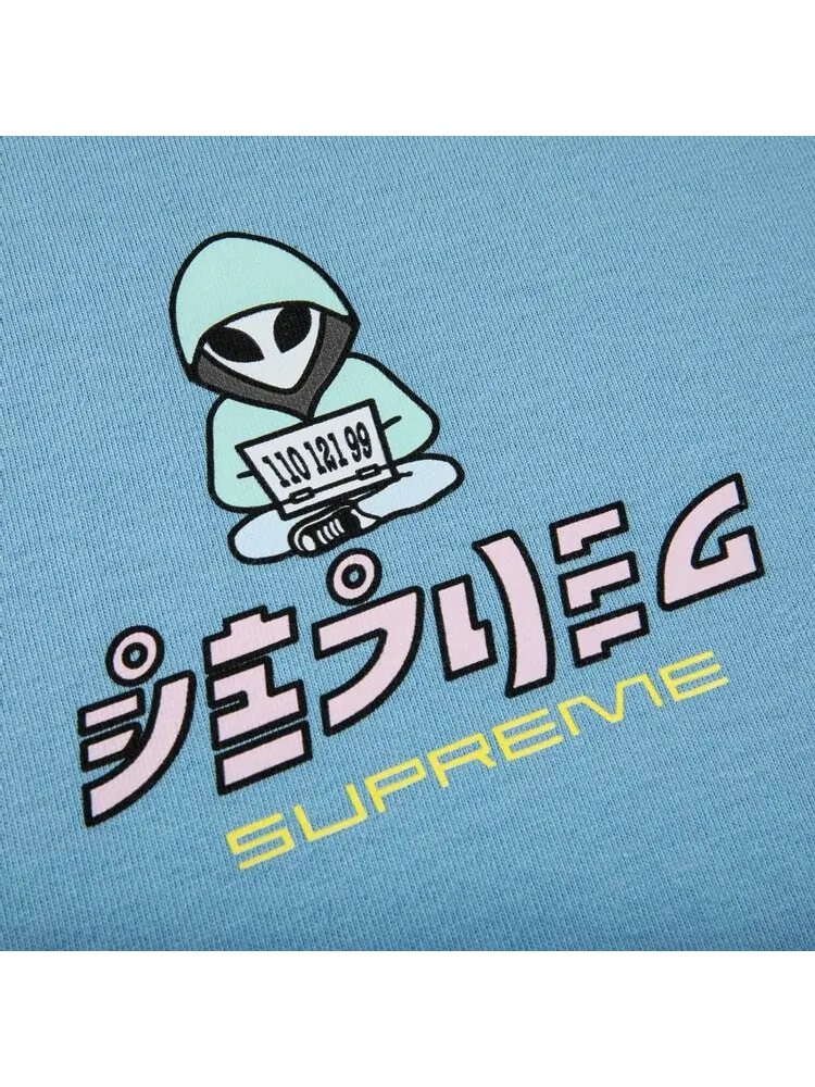 Футболка Supreme Alien Tee 'Light Slate' — изображение 2 из 2, синий