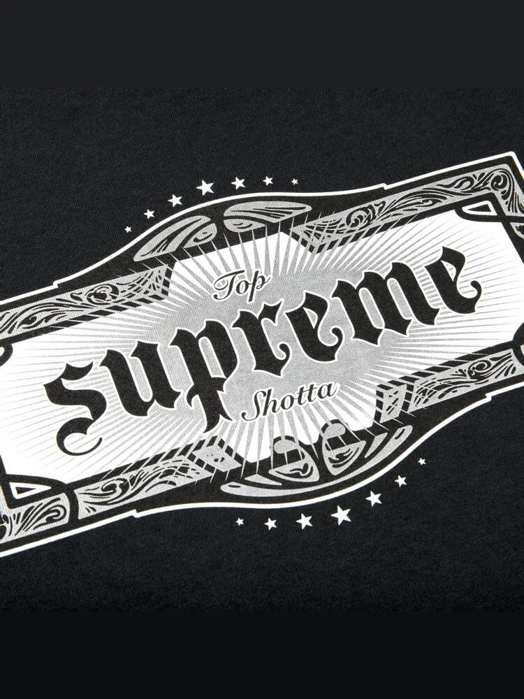 Футболка Supreme Top Shotta Tee 'Black' — изображение 2 из 2, черный