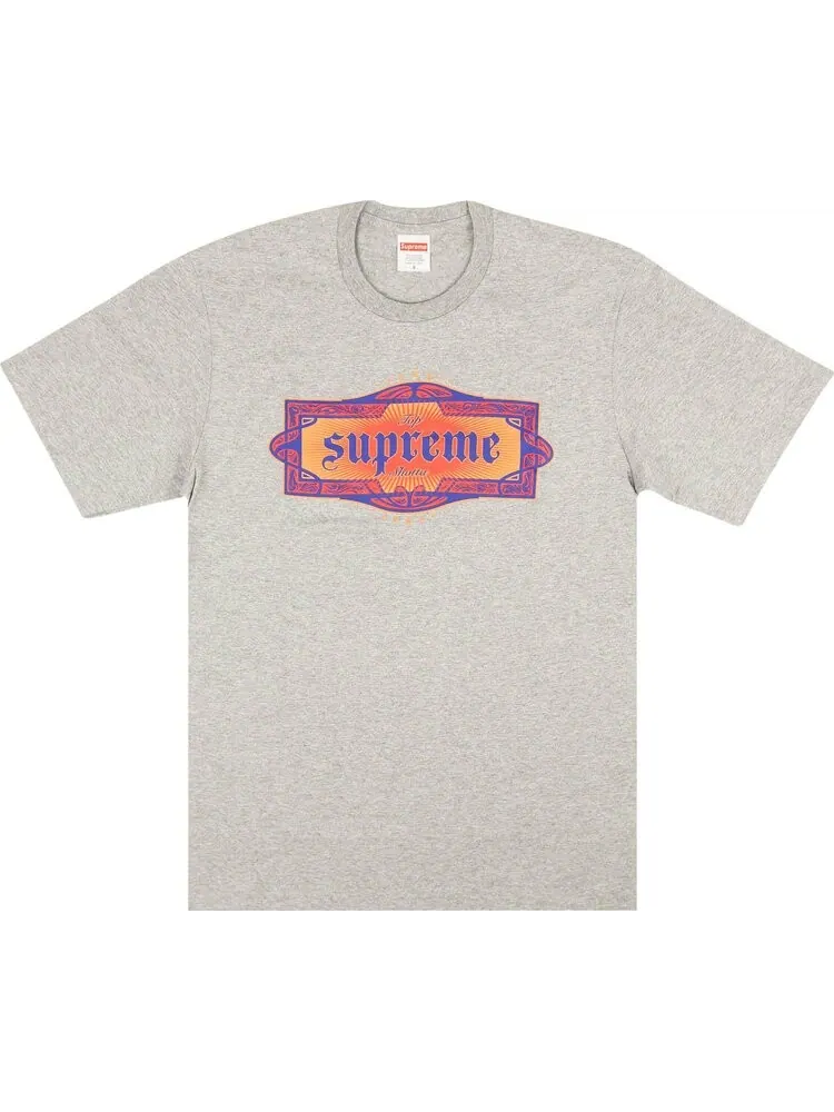 Футболка Supreme Top Shotta Tee 'Heather Grey' — изображение 1 из 2, серый