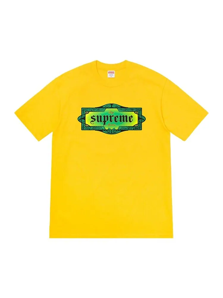 Футболка Supreme Top Shotta Tee — изображение 1 из 1, желтый