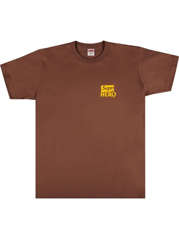 Футболка Supreme x ANTIHERO Dog Tee 'Brown' — изображение 1 из 2, коричневый