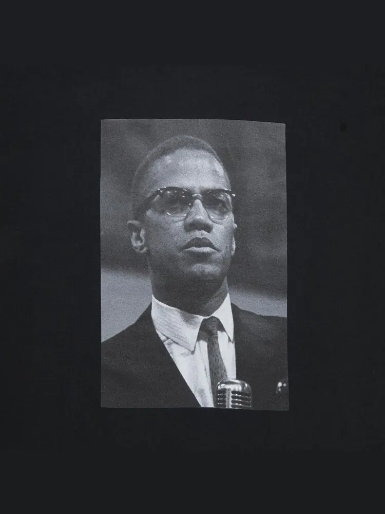 Футболка Supreme Malcolm X Tee 'Black' — изображение 3 из 3, черный