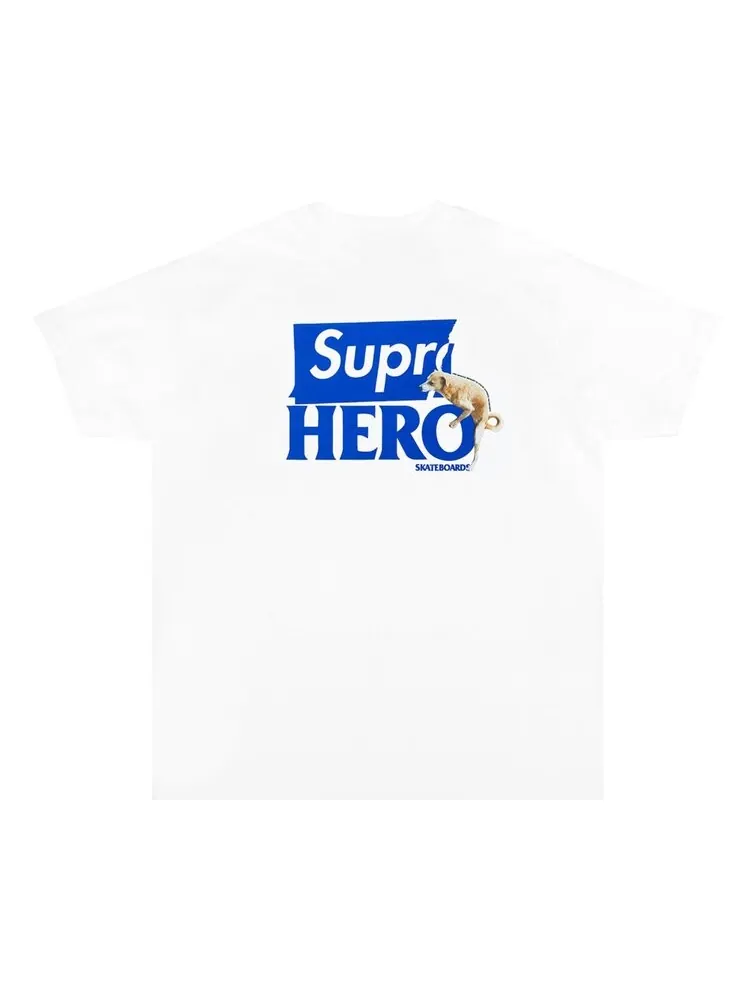 Футболка Supreme x ANTIHERO Dog Tee 'White' — изображение 2 из 2, белый
