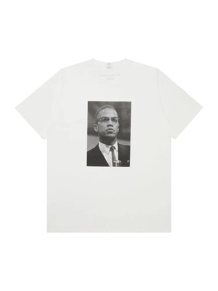 Футболка Supreme Malcolm X Tee 'White' — изображение 1 из 3, белый