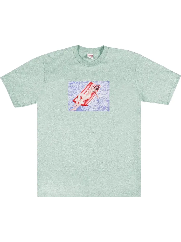 Футболка Supreme Float Tee 'Heather Blue' — изображение 1 из 1, синий