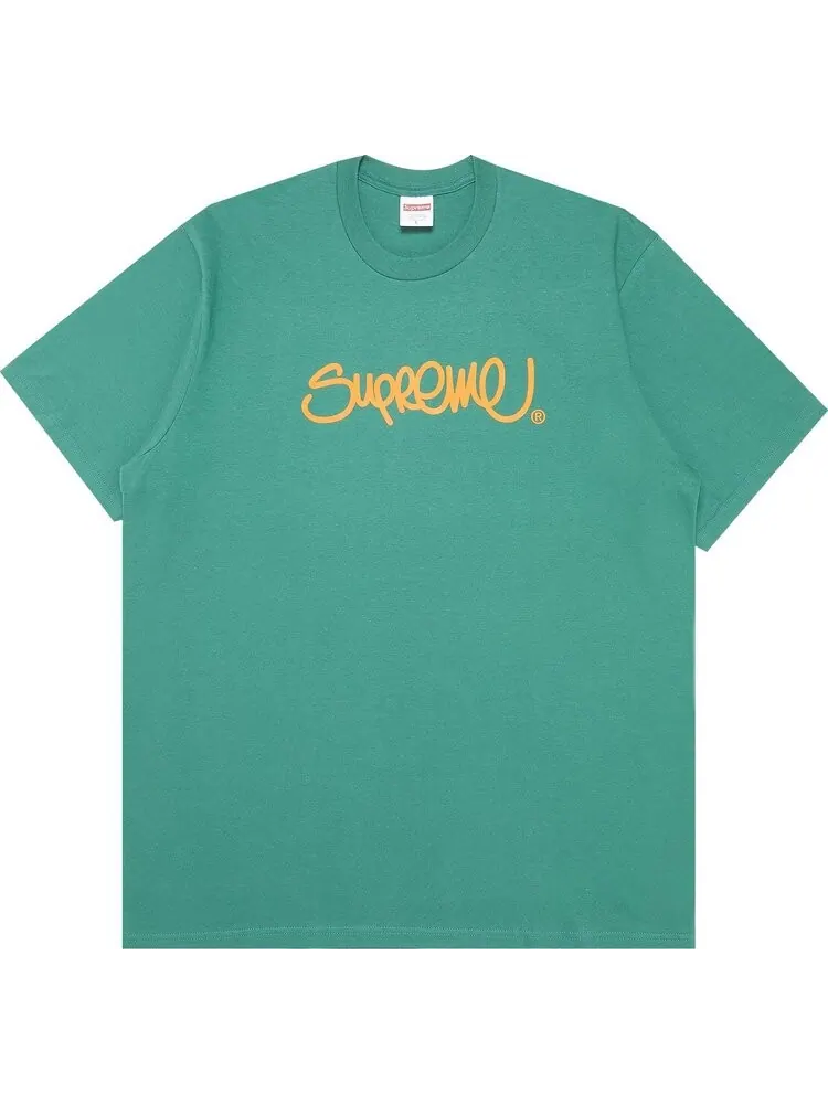 Футболка Supreme Handstyle Tee 'Light Pine' — изображение 1 из 3, зеленый