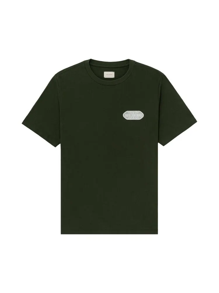 Футболка Aimé Leon Dore Printed Lace 'Kombu Green' — изображение 1 из 2, зеленый