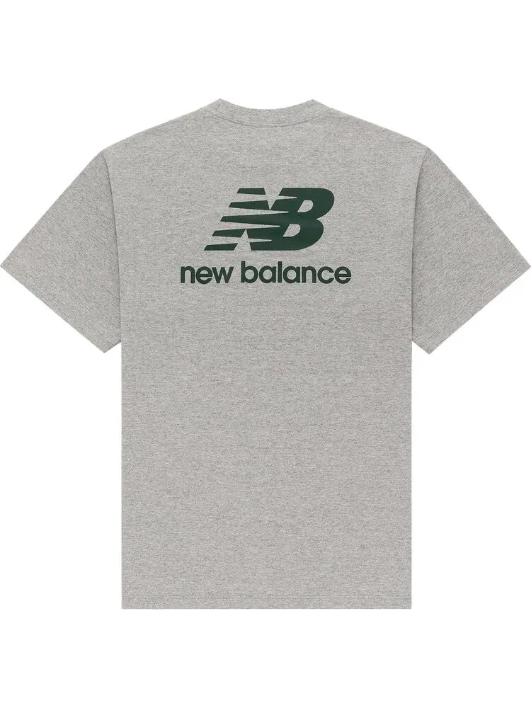 Футболка Aimé Leon Dore x New Balance SONNY NY 'Silver Mix' — изображение 2 из 2, серебряный